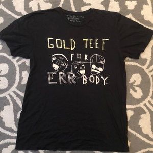 Gold Teef For Err Body graphic t-shirt